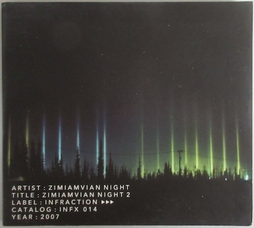 ZIMIAMVIAN NIGHT / ZIMIAMVIAN NIGHT 2 / INFX 014 輸入盤 中古CD