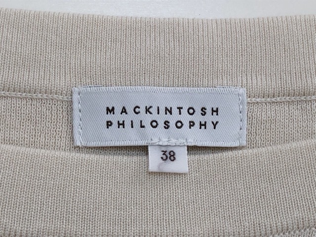 MACKINTOSH PHILOSOPHY（マッキントッシュフィロソフィー）半袖ニット　サマーニット　レディース【E5426-007】