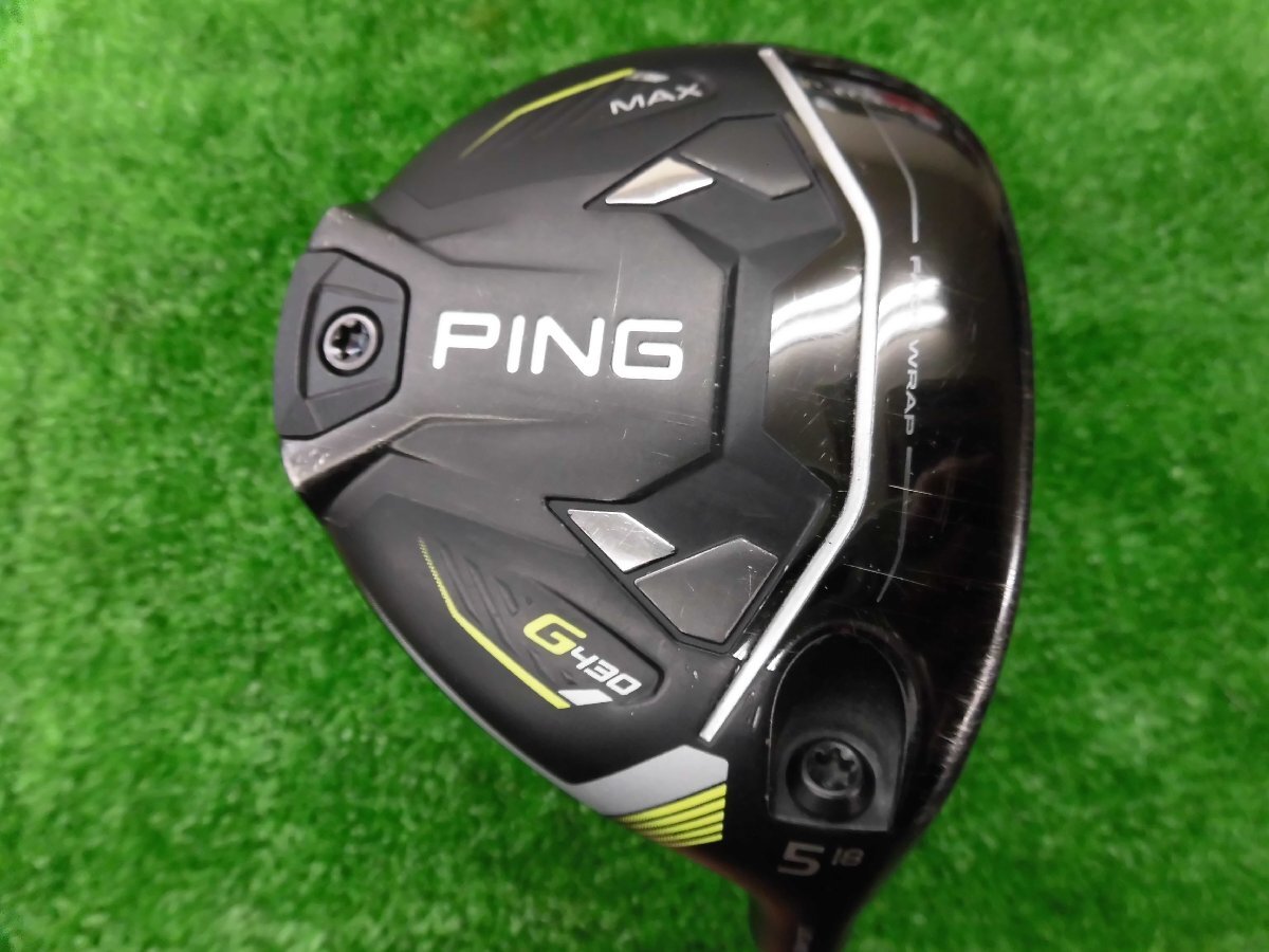 中古品 ピン PING G430 MAX 5番ウッド 18度 メーカー純正 PING 中古品 ピン PING G430 MAX 5番ウッド 18度 メーカー純正 PING