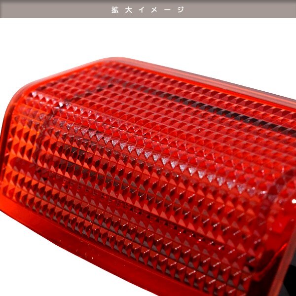 US Toyota 2008~2020 Sequoia LED красный люминесценция US модель дверь предупредительный фонарь замена единица re дренаж z2 шт. комплект левый правый 