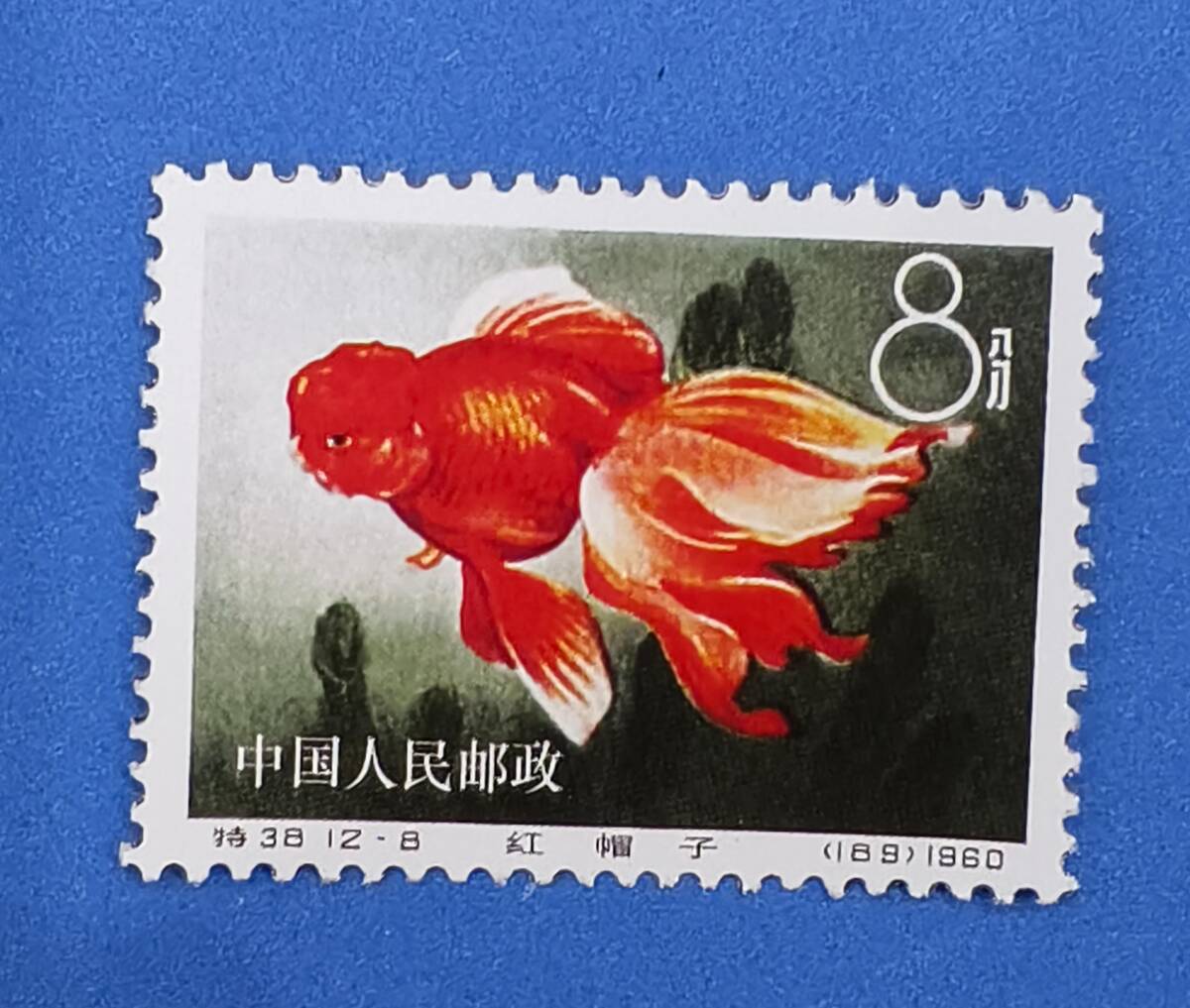 中国 切手 収蔵 中国人民郵政・金魚1960年(特38)12枚(アジア 中国 切手 収蔵 中国人民郵政・金魚1960年(特38)12枚(アジア