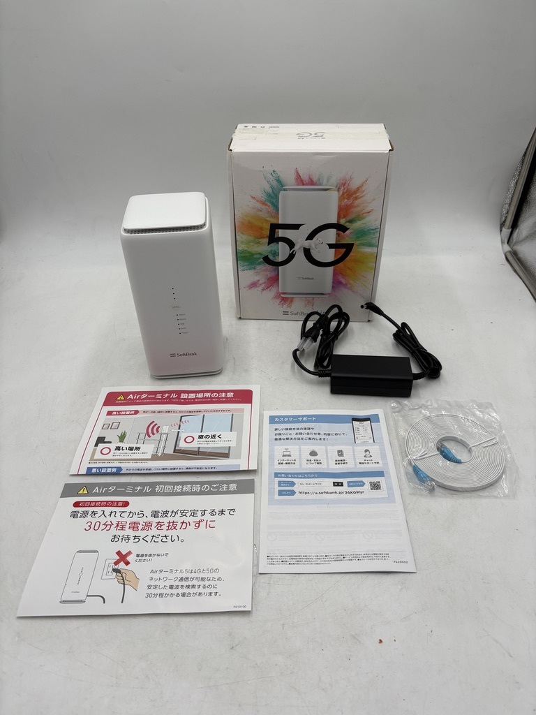 y3418 未使用 Softbank Air 5G ソフトバンクエアー ターミナル y3418 未使用 Softbank Air 5G ソフトバンクエアー ターミナル