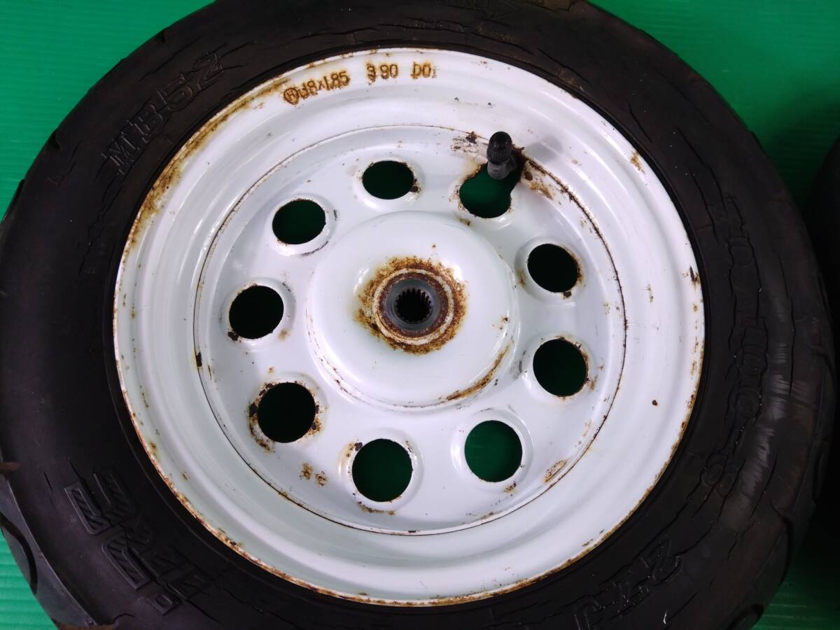 100　1F　ホンダ　ZOOK　ズーク　AF26　ホイール前后セット　中古?、凇?0250327