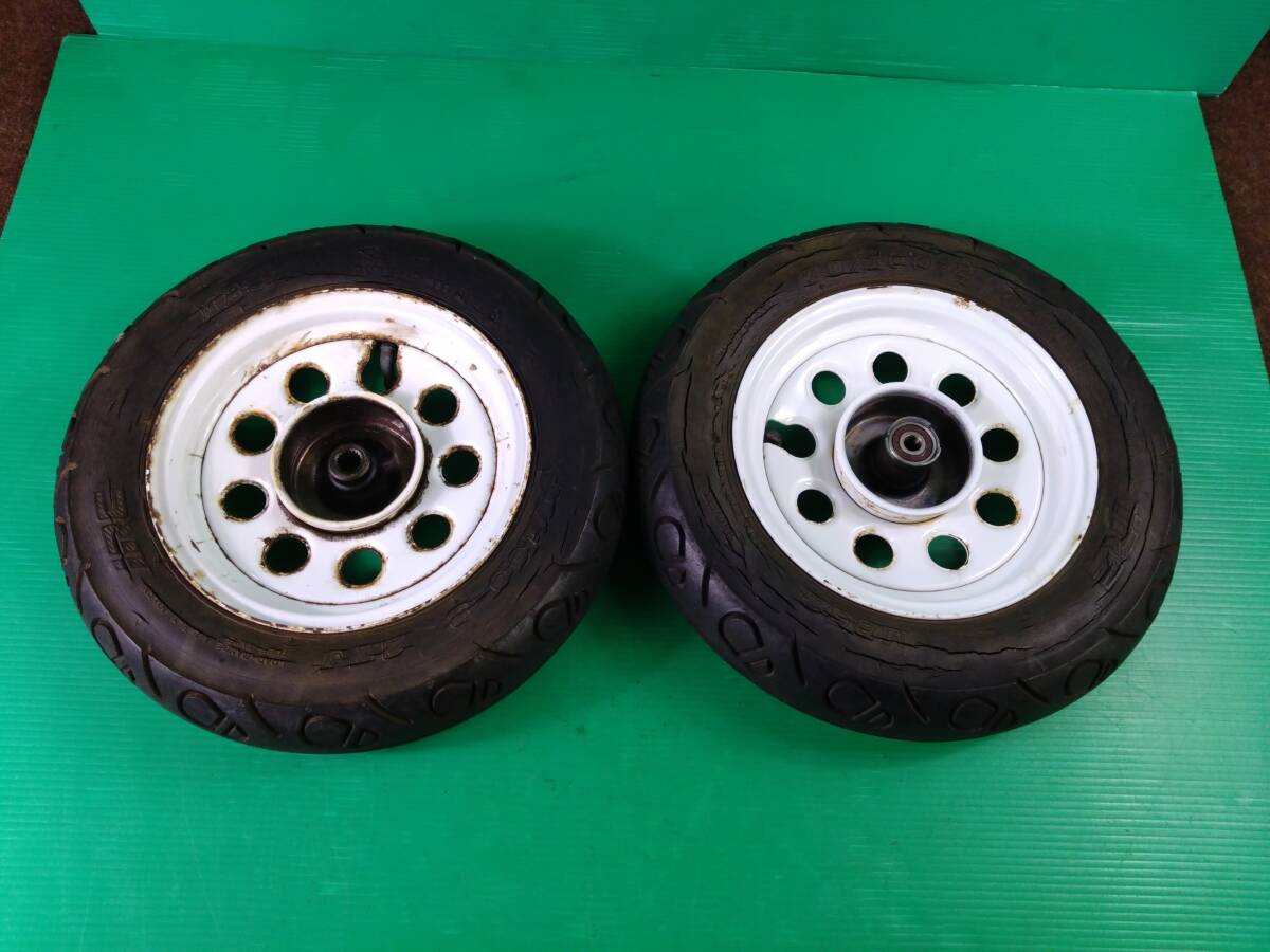 100　1F　ホンダ　ZOOK　ズーク　AF26　ホイール前后セット　中古?、凇?0250327