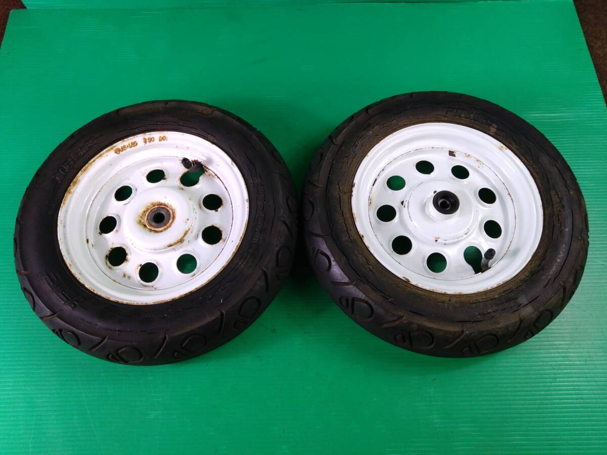 100　1F　ホンダ　ZOOK　ズーク　AF26　ホイール前后セット　中古?、凇?0250327