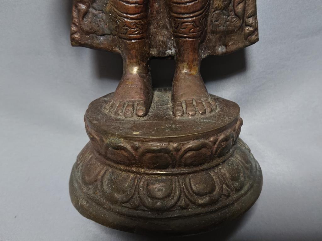 コレクター収集品 タイ王国 銅像 観音立像(仏像)｜売買された
