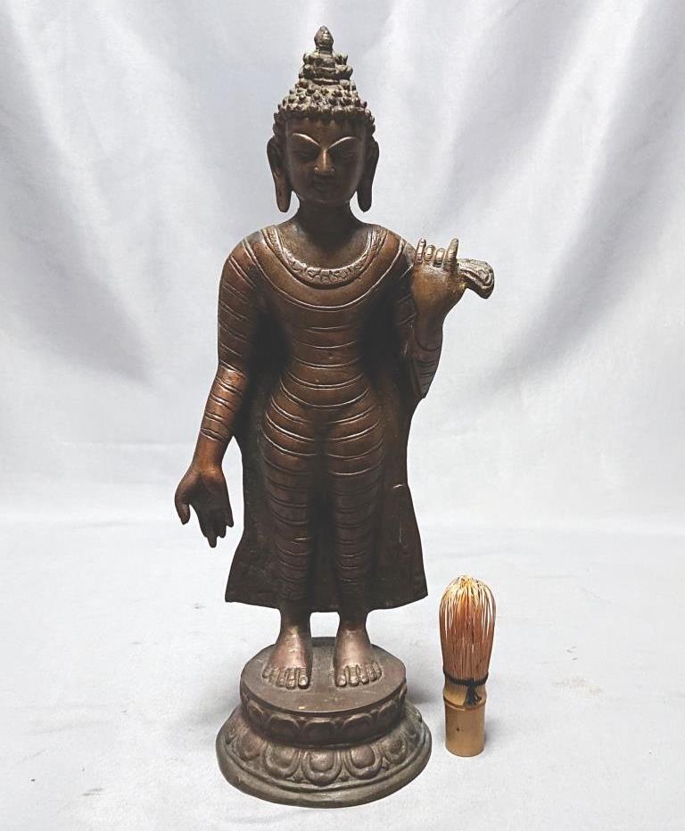 定率割引 西日本 コレクター収集品 タイ王国 銅像 観音立像(仏像)｜売買された 工芸品
