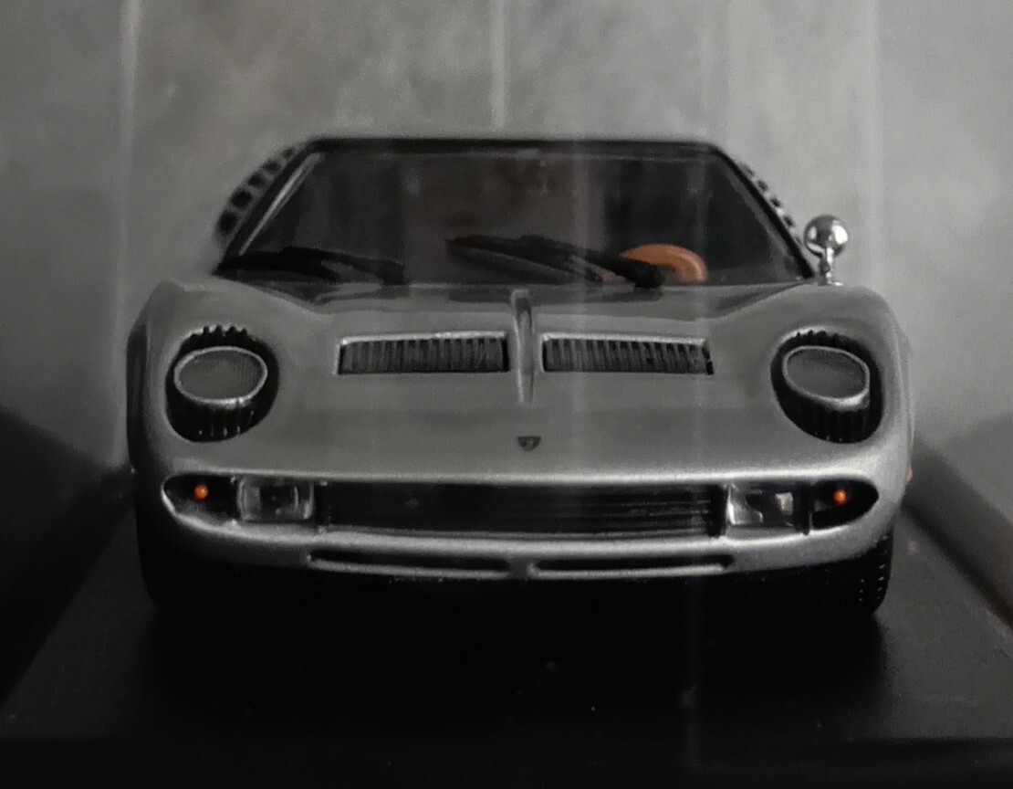 ミニチャンプス◆1/43 ランボルギーニ ミウラ 1986/シルバー★4512pcs.