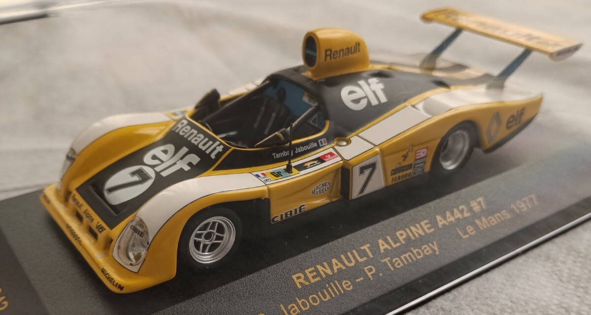 IXO◆ルノー ALPINE A442 #7 ルマン 1977★＃9モデルおまけ