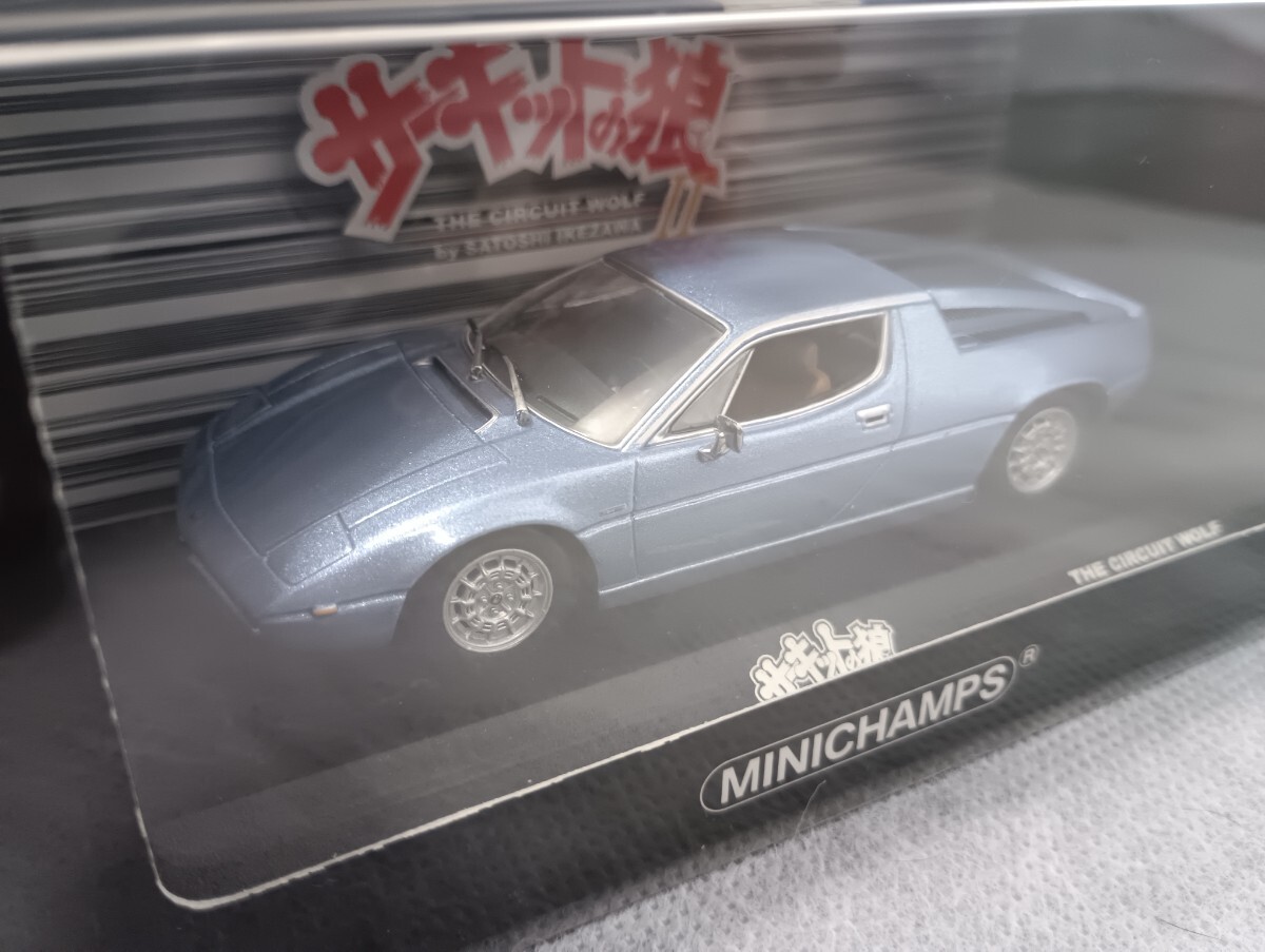 ミニチャンプス◆1/43 サーキットの狼 II マセラティ Merak 1974//池沢早人師
