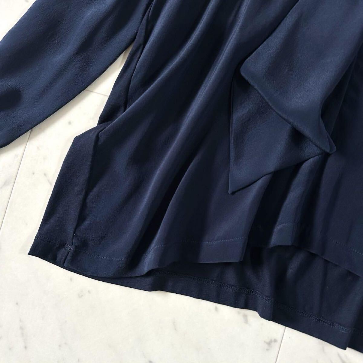 極美品?マックスマーラ WEEKEND シルクボウタイブラウス リボンブラウス レディース トップス 異素材 MaxMara 絹