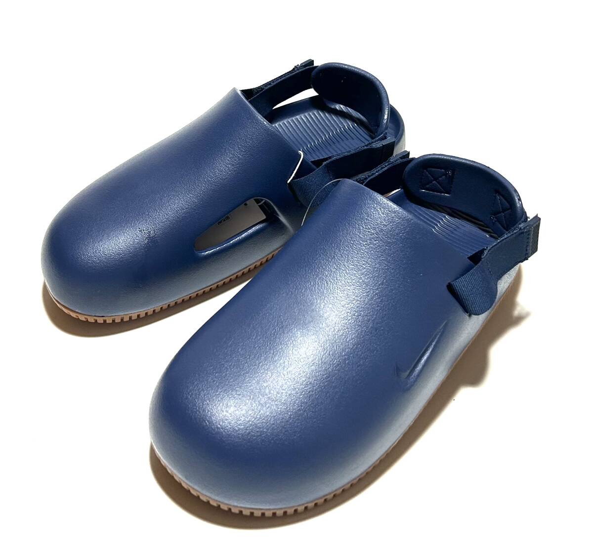【新品】NIKE CALM MULE（US12／30cm）ネイビー ナイキ カーム ミュール スリッポン 
