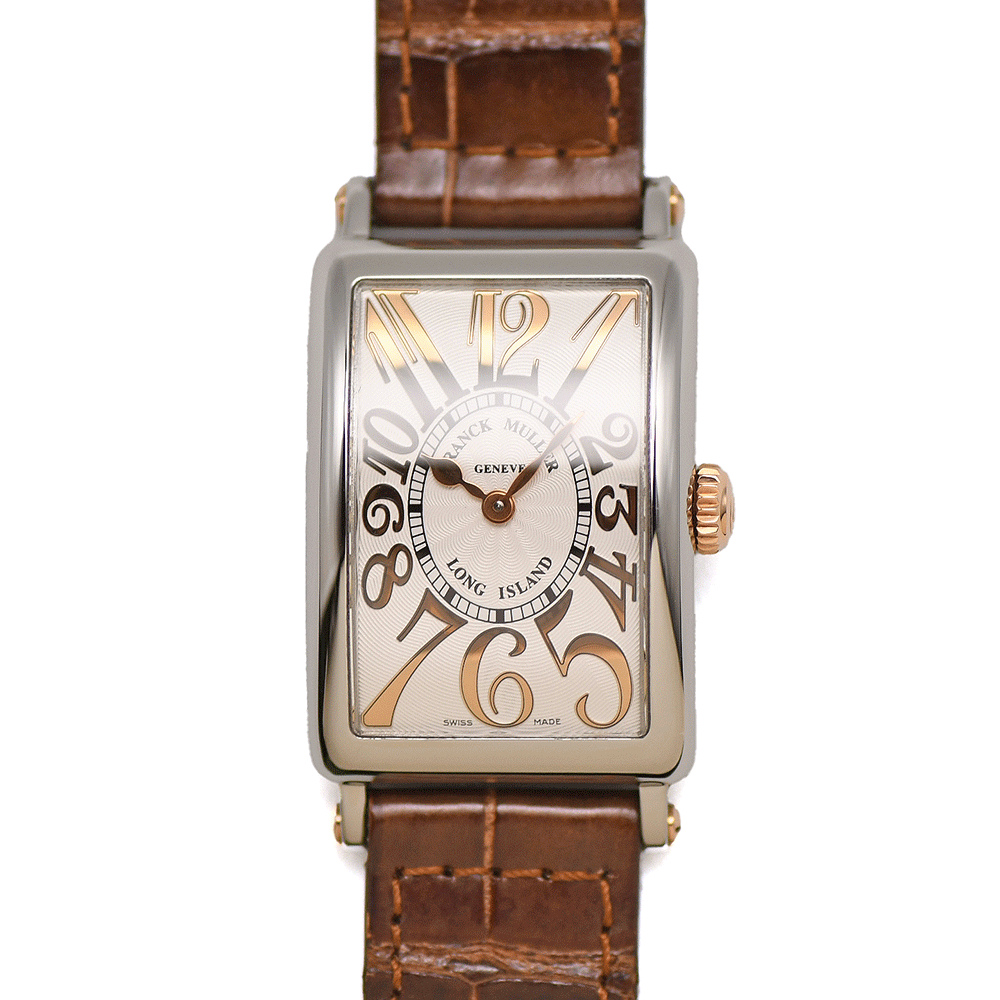 フランクミュラー FRANCK MULLER ロングアイランド 902QZRELSTG クォーツ SS/K18PG レディース 女性用 婦人用 腕時(shí)計(jì) 中古