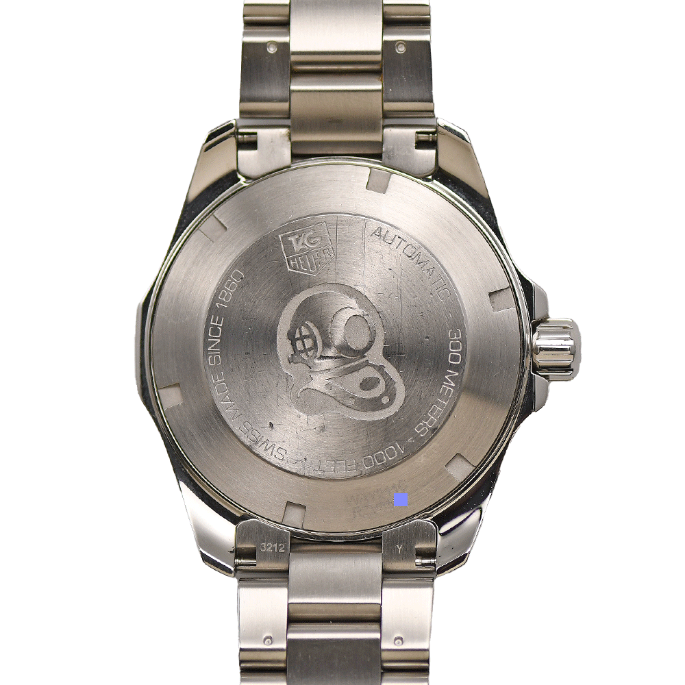 タグホイヤー TAG HEUER アクアレーサー 300m キャリバー5 WAY211C.BA0928 自動巻 ブルー 青文字盤 メンズ 腕時計 研磨仕上げ済み 中古