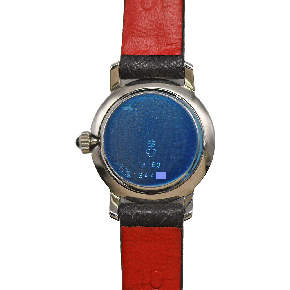  Corum CORUM механический завод наручные часы 16183 серебряный циферблат SS/ кожа женский женский для женщин античный б/у 