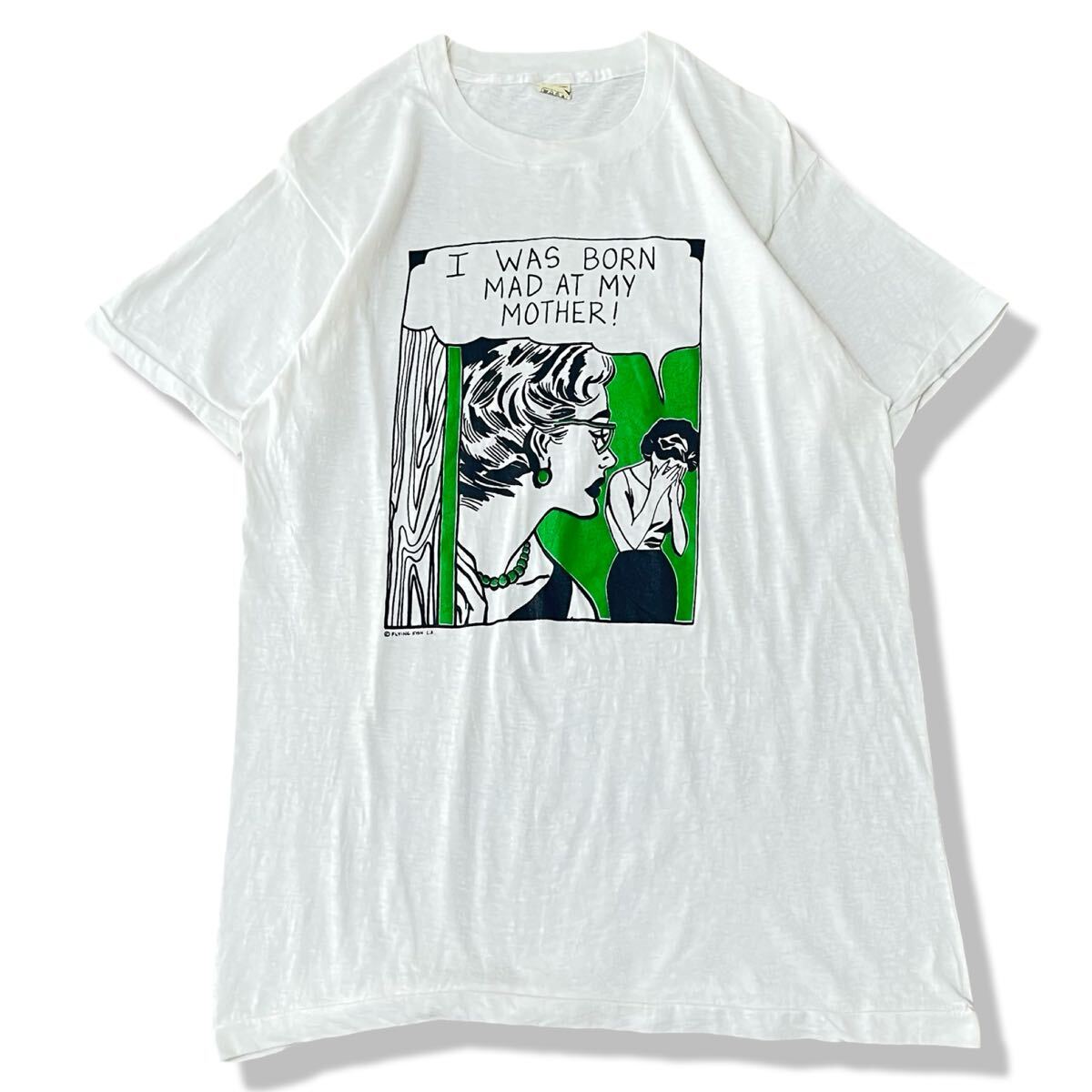 【ヴィンテージ】80s USA製 ロイリキテンシュタイン ポップアートTシャツ L スクリーンスターズ 半袖 シングルステッチ ビンテージTシャツ