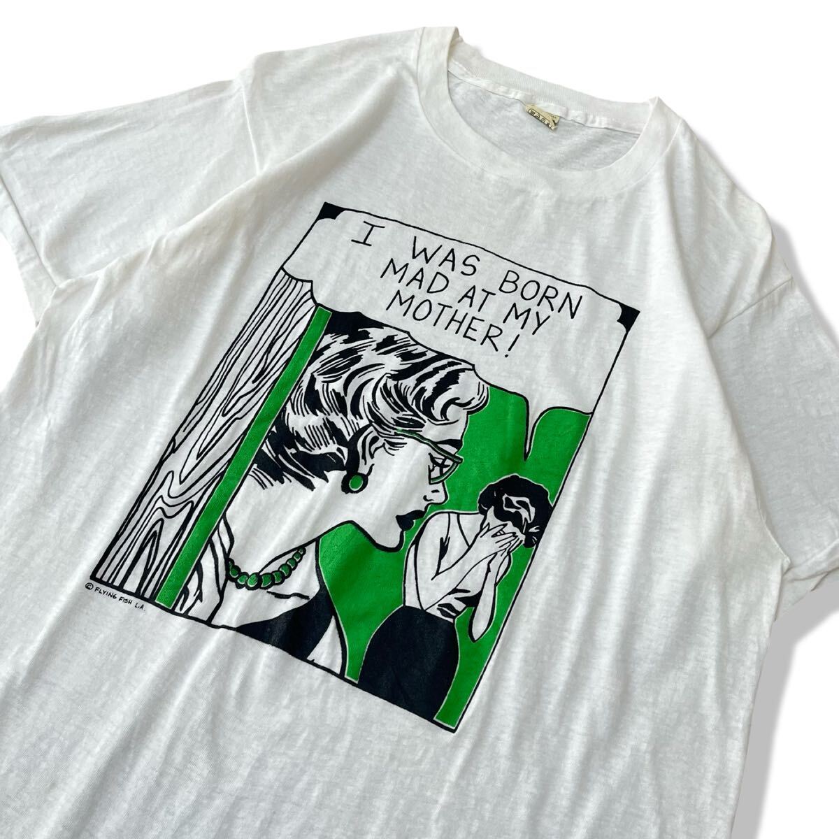 【ヴィンテージ】80s USA製 ロイリキテンシュタイン ポップアートTシャツ L スクリーンスターズ 半袖 シングルステッチ ビンテージTシャツ