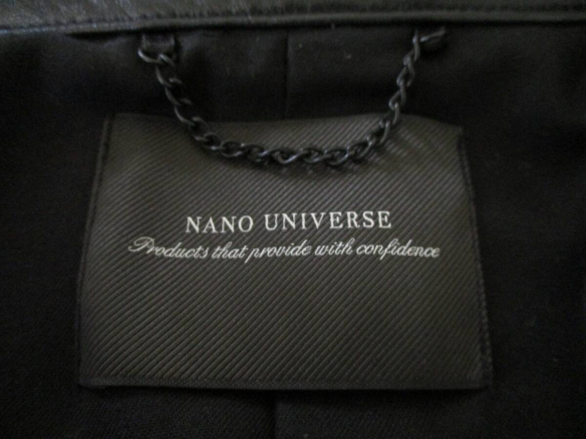 即完売 nano universe 超軽量 本革 レザージャケット カーコート 即完売 nano universe 超軽量 本革 レザージャケット カーコート