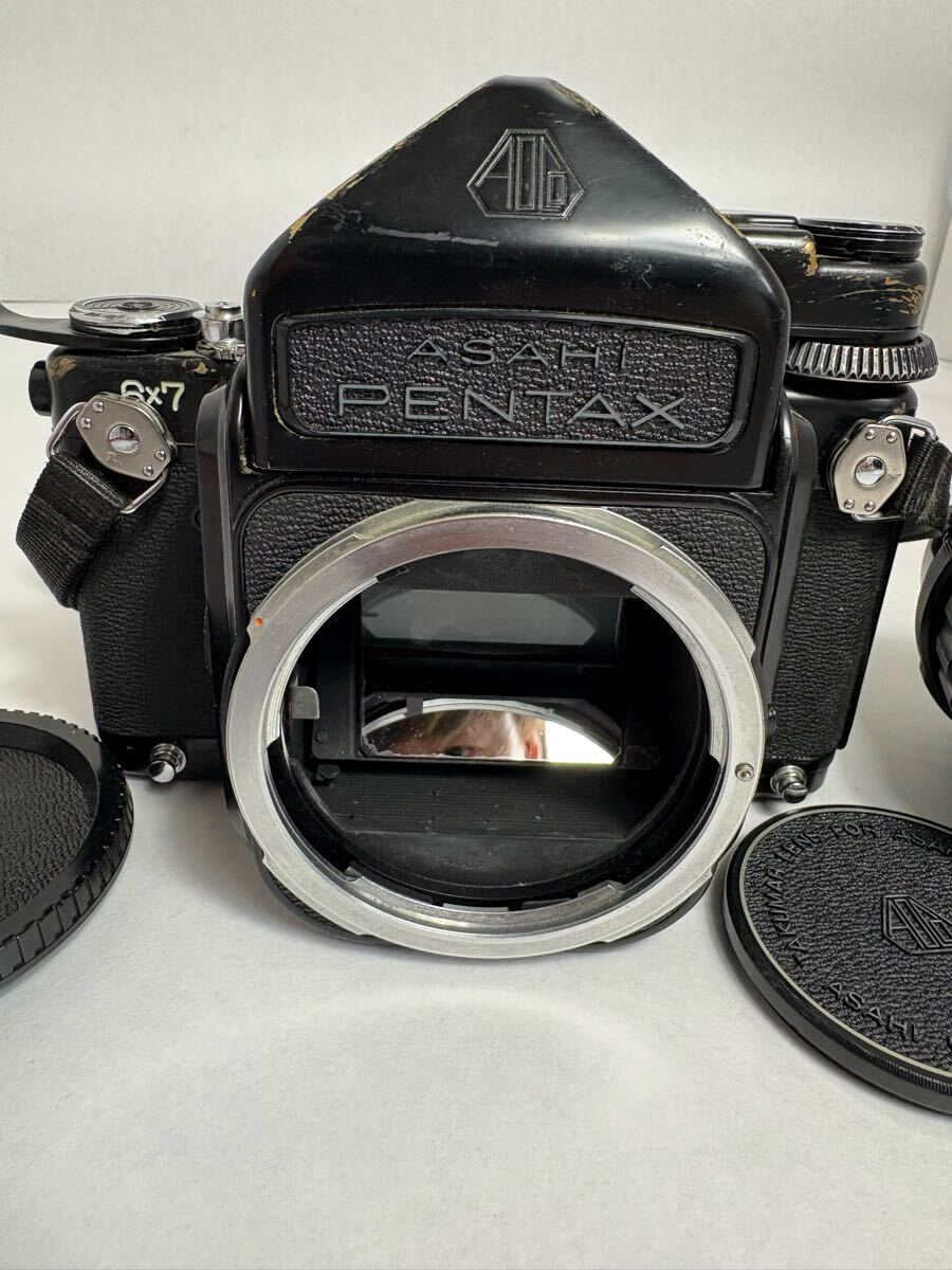 ASAHI PENTAX 67 6×7 中判フィルムカメラ 1:2.4/105 レンズ付き ASAHI PENTAX 67 6×7 中判フィルムカメラ 1:2.4/105 レンズ付き