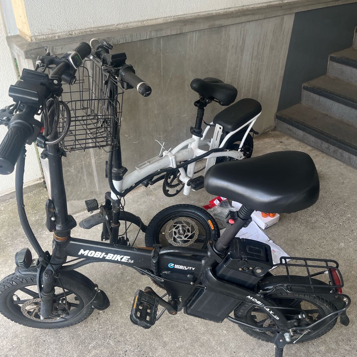 フル電動自転車 MOBI-BIKE モペット アクセル付ひねちゃ 48V 2台 フル電動自転車 MOBI-BIKE モペット アクセル付ひねちゃ 48V 2台
