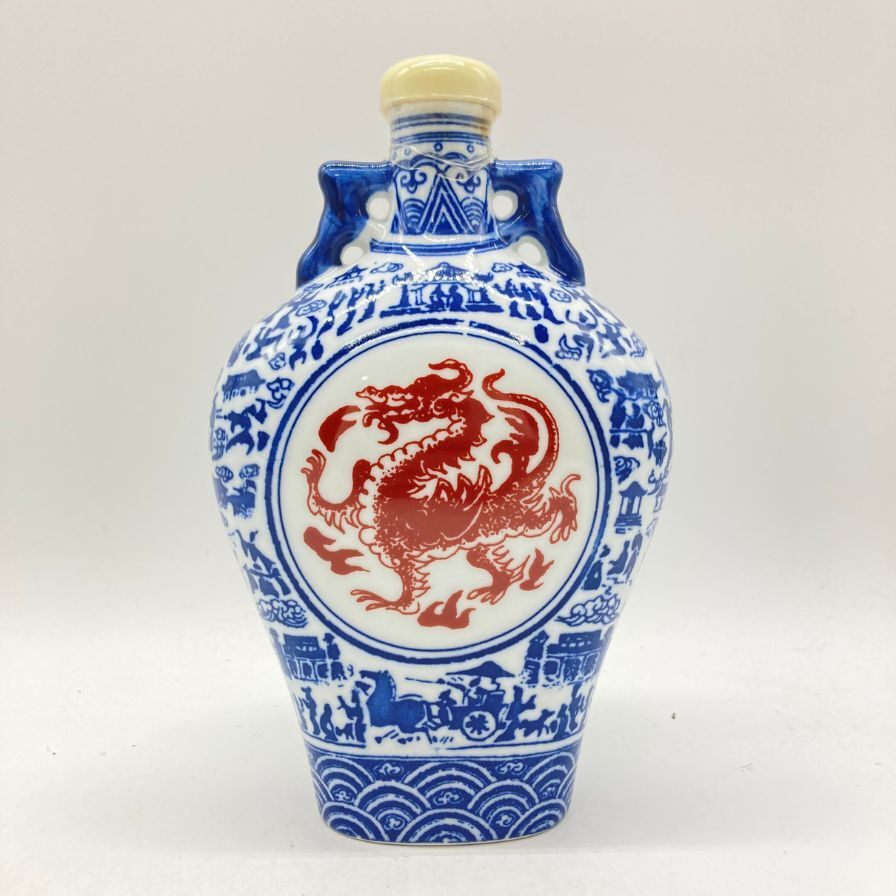 紹興酒 古越龍山 千福花雕 30年 景徳鎮ボトル 500ml 14% 【S2 紹興酒 古越龍山 千福花雕 30年 景徳鎮ボトル 500ml 14% 【S2