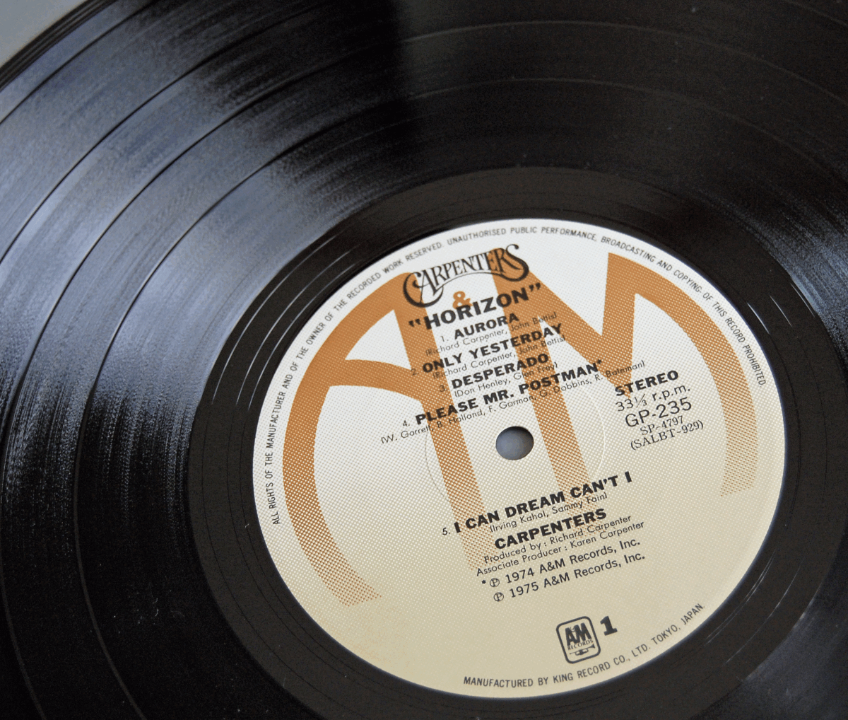 LP★カーペンターズ〈 ホライズン〉 /緑の地平線/GP-235_画像7