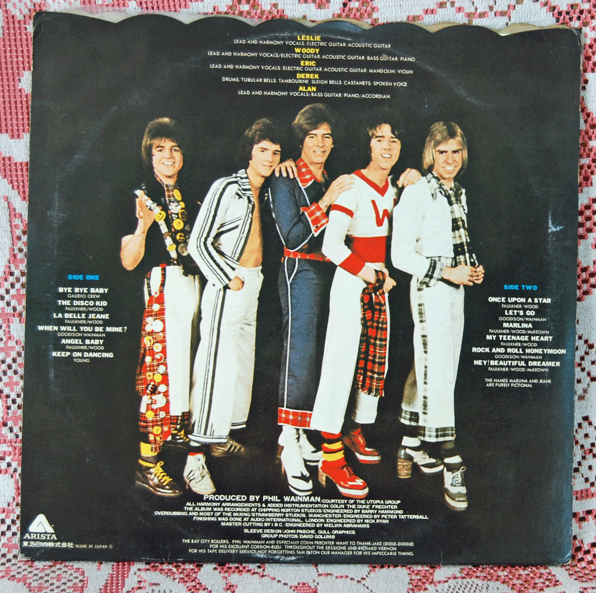 LP★「噂のベイ?シティ?ローラーズ」ONCE UPON A STAR/IES-80481