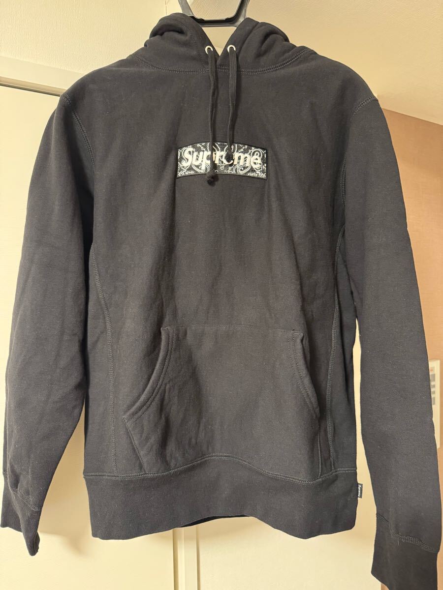 19aw Supreme Bandana Box Logo Hooded Sweatshirt Black S 19aw Supreme Bandana Box Logo Hooded Sweatshirt Black S
