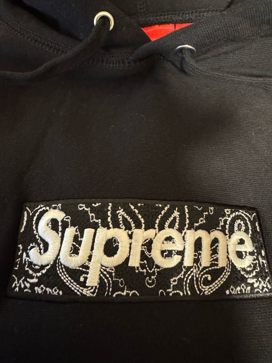 19aw Supreme Bandana Box Logo Hooded Sweatshirt Black S 19aw Supreme Bandana Box Logo Hooded Sweatshirt Black S