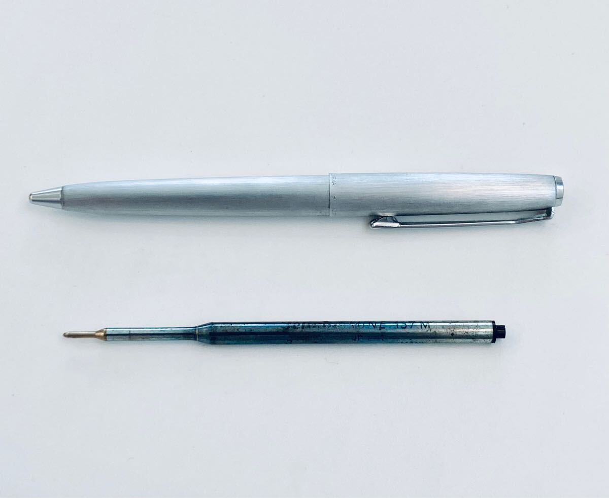 【1970s】ペリカン高級ボールペン シルベクサ♯28 Pelikan Silvexa ステンレスシルバー ヴィンテージ ビンテージ 筆記用具 文房具_画像7