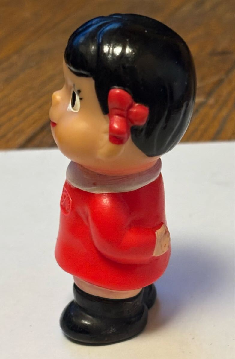 企業物 ノベルティ 不二家 ペコちゃん ピーピー笛 ソフビ人形