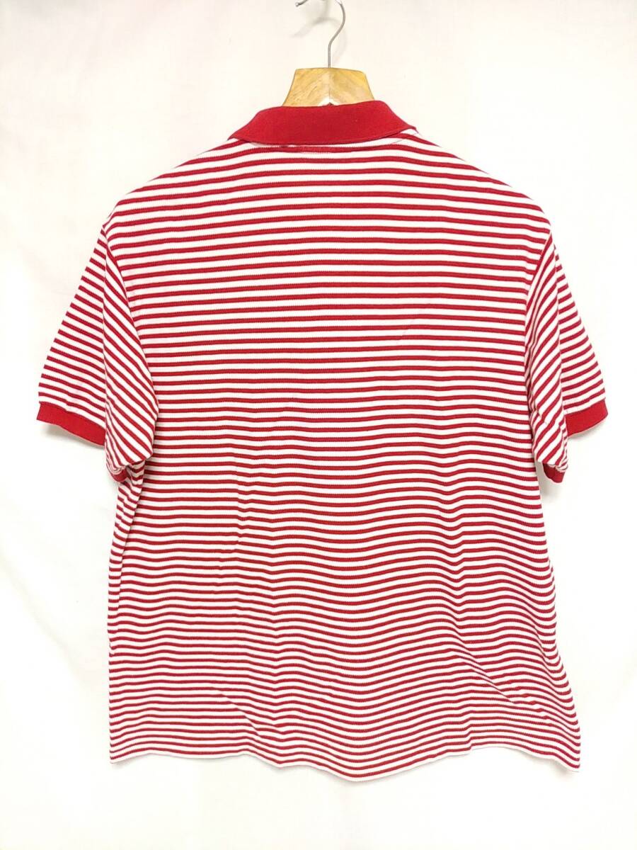 LACOSTE ラコステ 鹿の子半袖ポロシャツ サイズ5 レッド LACOSTE ラコステ 鹿の子半袖ポロシャツ サイズ5 レッド