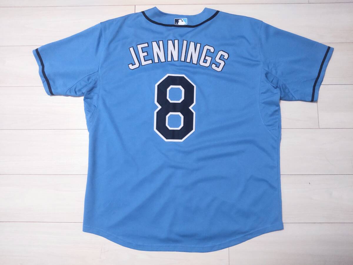 ★MLB　タンパベイ・レイズ　ジャージ　ユニフォーム　★マジェスティック社製　★デズモンド・ジェニングス　★オーセンティック　_画像2