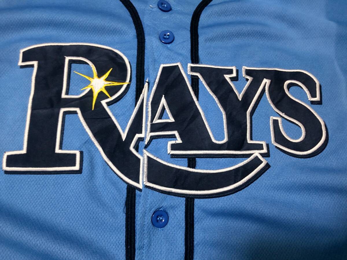 ★MLB　タンパベイ・レイズ　ジャージ　ユニフォーム　★マジェスティック社製　★デズモンド・ジェニングス　★オーセンティック　_画像4