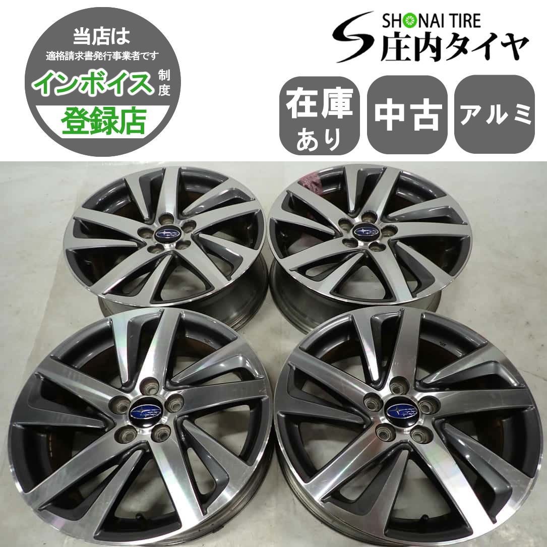 4шт.@SET фирма адресован бесплатная доставка 16×6.5J Subaru Impreza GP3 оригинальные легкосплавные колесные диски 5 дыра PCD 100mm +48 диаметр втулки 56mm Legacy использование не по назначению возможно NO,F3577