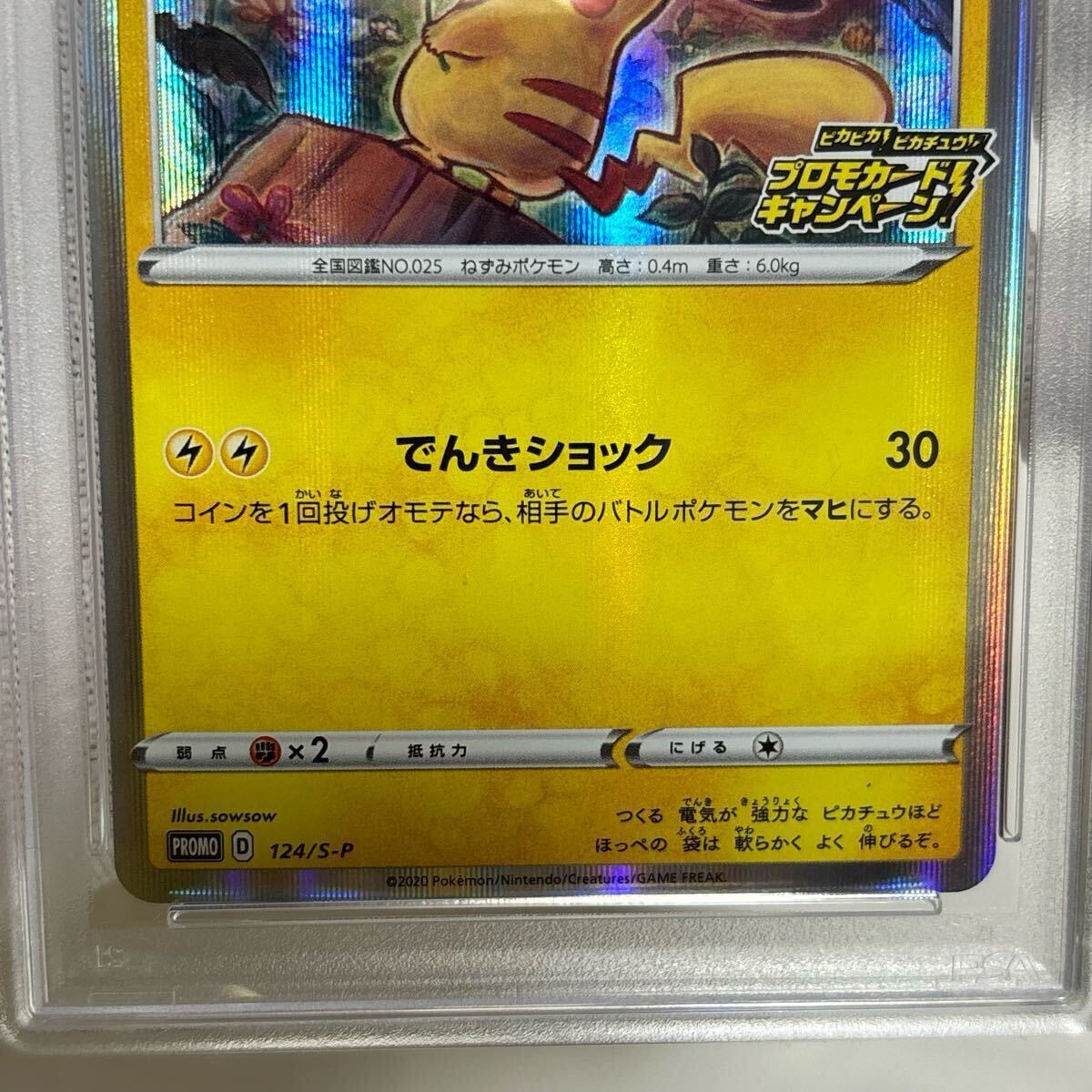 psa10 ピカチュウ プロモ 124 お花 ポケモンカード ポケカ psa10 ピカチュウ プロモ 124 お花 ポケモンカード ポケカ