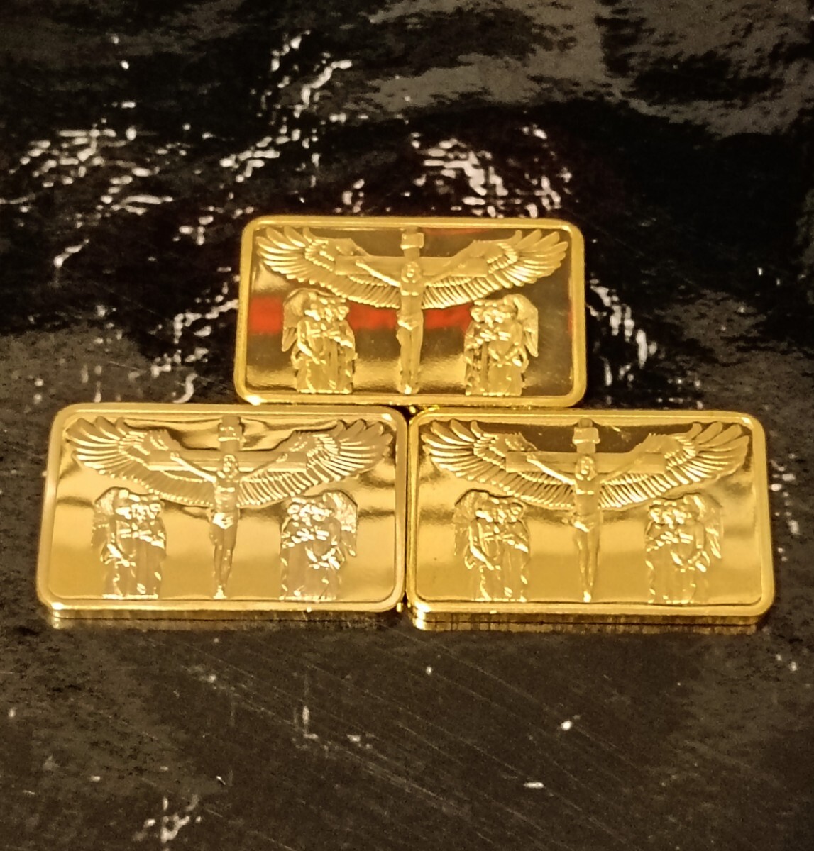 1円から 3枚セット イエス・キリスト 天使 インゴット 金塊 1円から 3枚セット イエス・キリスト 天使 インゴット 金塊