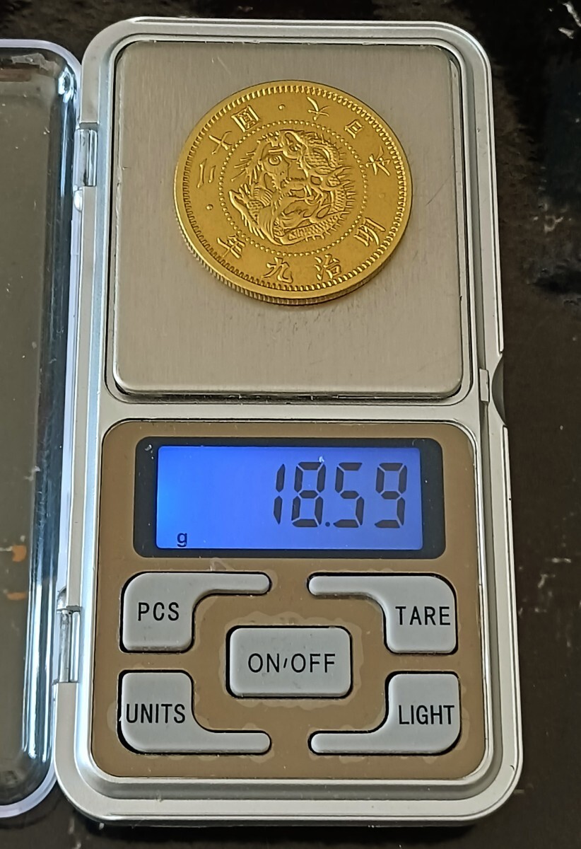 1円から 旧20円金貨 明治9年 スラブケーブ入り 近代貨幣 二十圓 1円から 旧20円金貨 明治9年 スラブケーブ入り 近代貨幣 二十圓