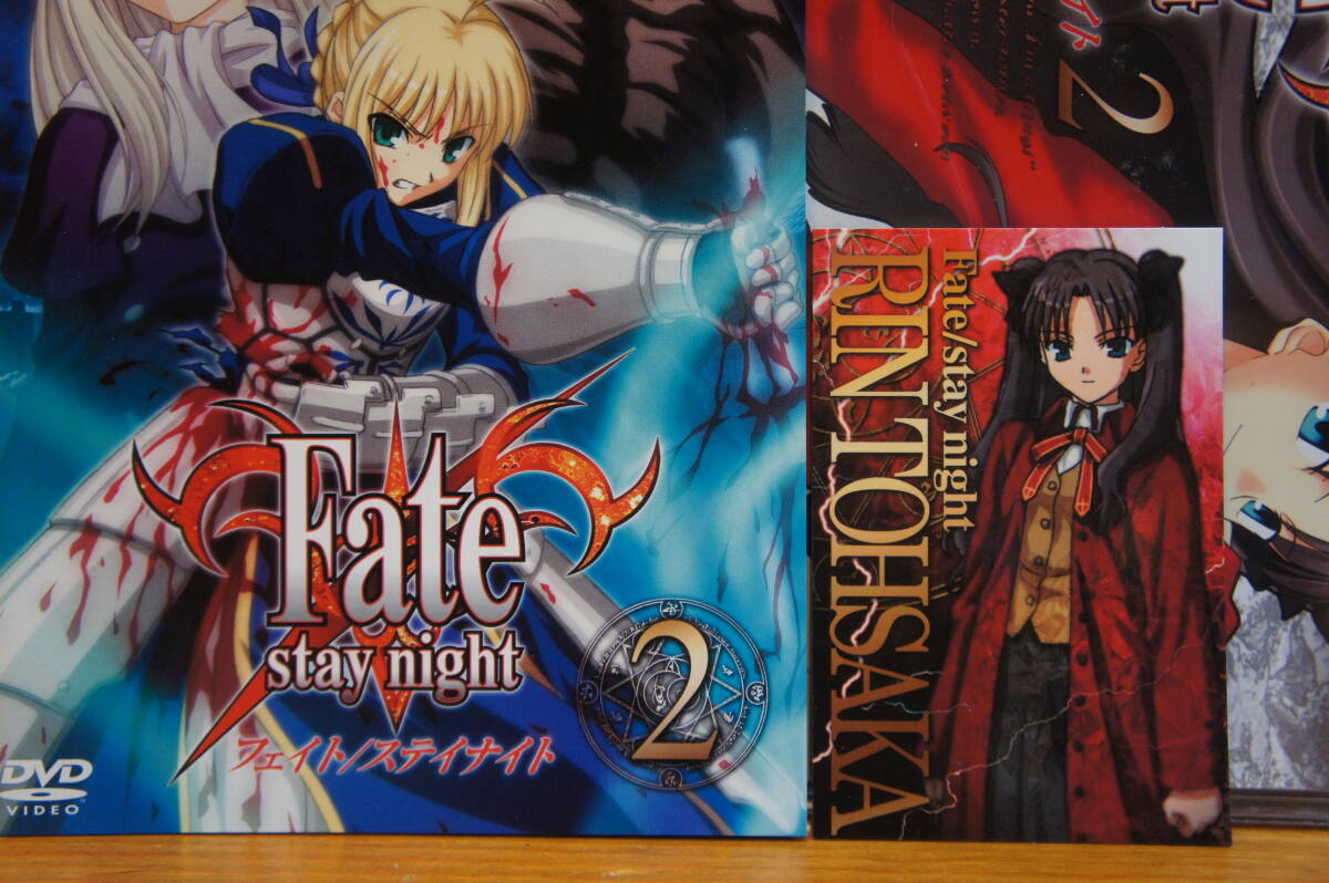 DVD Fate/stay night(2)feito* стойка Night cell версия новый такой же оригинал карта есть . внутри ..... ..... Saber . склон . промежуток . Sakura 