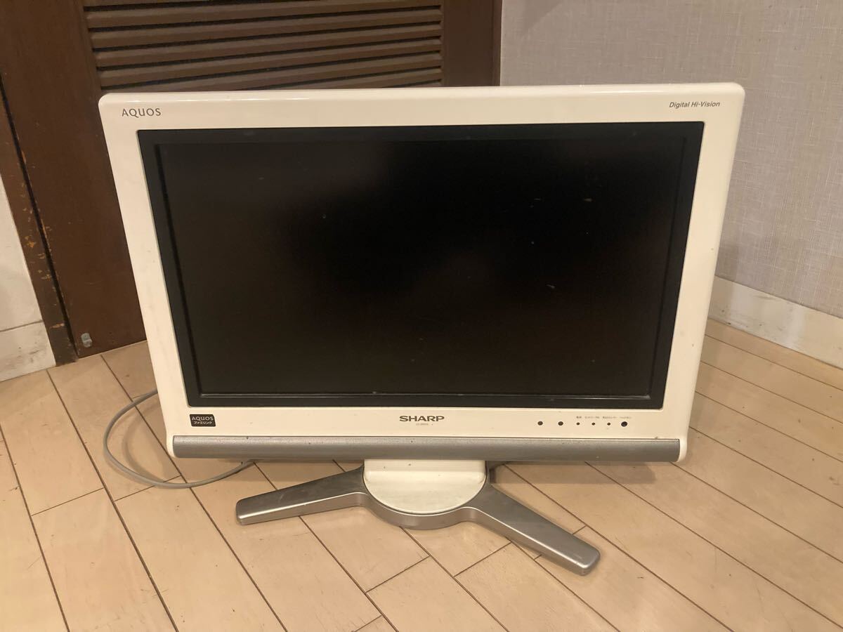 シャープ SHARP AQUOS 20インチ液晶テレビ LC-20D10 2007年製 シャープ SHARP AQUOS 20インチ液晶テレビ LC-20D10 2007年製