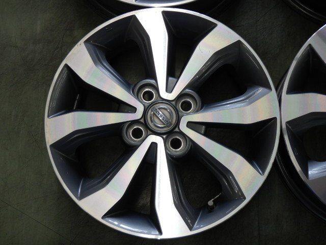 NISSAN Nissan DAYZ ROOX Dayz B21A оригинальный 15 -дюймовые легкосплавные алюминиевые литые диски 4.5J 4 дыра PCD100 +46 4 шт. комплект Mitsubishi MITSUBISHI ek Space 