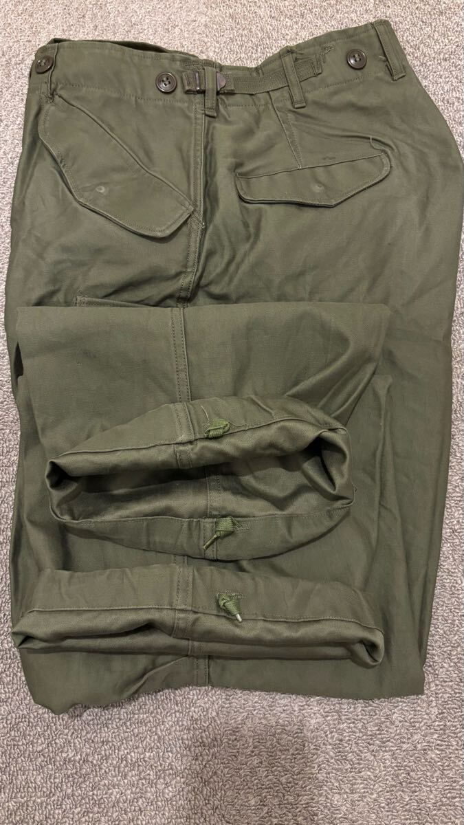 米軍実物 M-51 SR カーゴパンツ 53年 デッドストック ファティーグ ARMY 米軍実物　カーゴパンツ ビンテージ_画像10