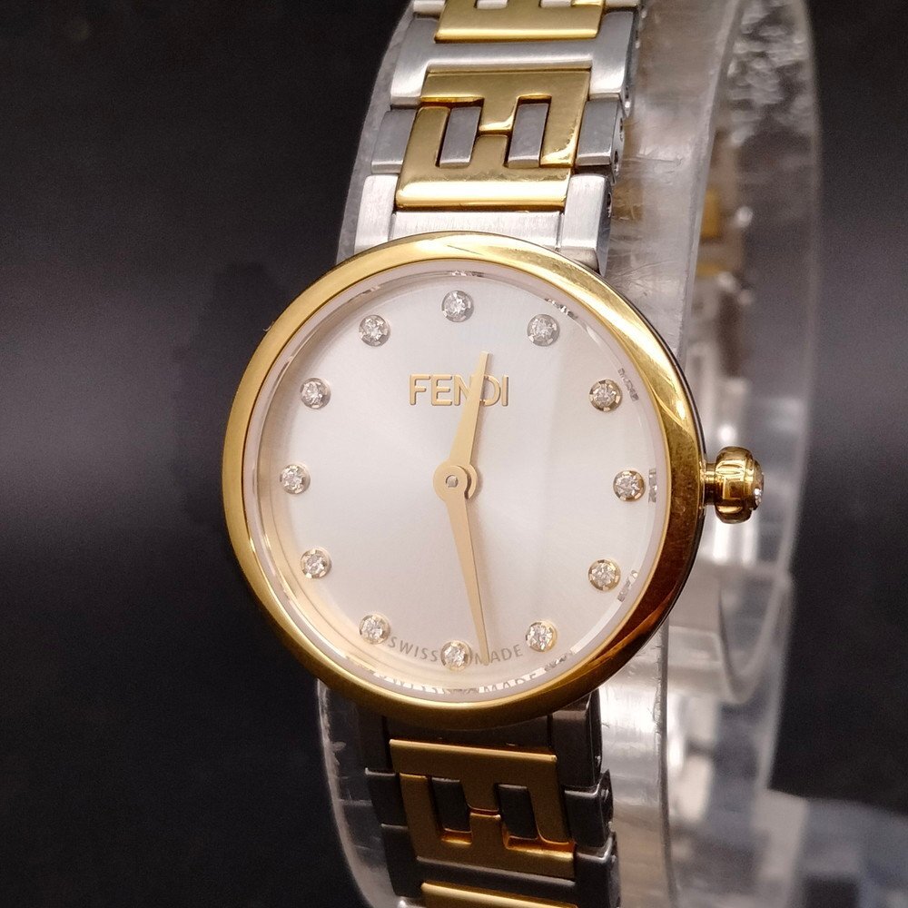 フェンディ Fendi 腕時計 動作品 F103202101(フォーエバー 13P フェンディ Fendi 腕時計 動作品 F103202101(フォーエバー 13P