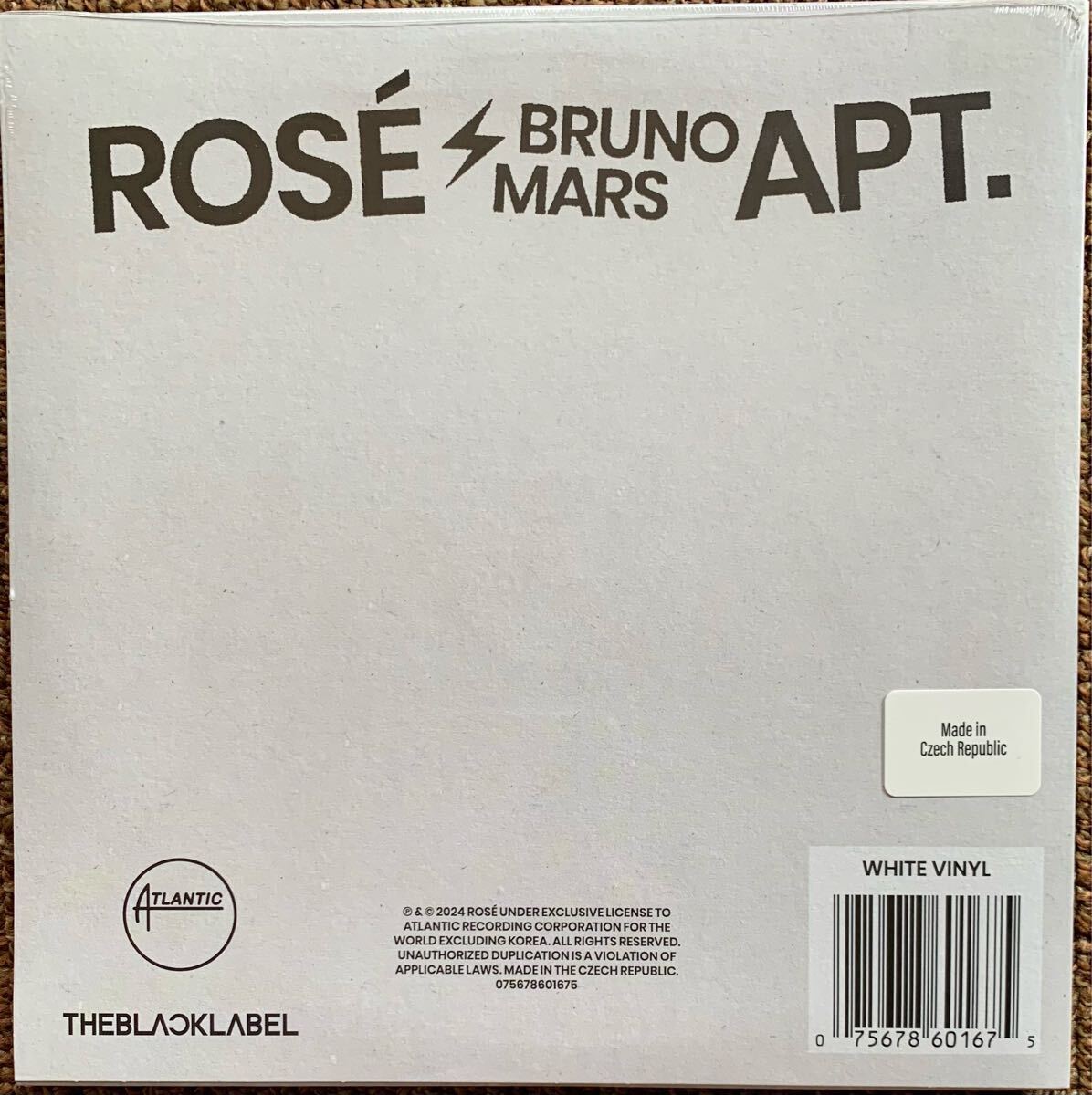 [ бесплатная доставка новый товар нераспечатанный ]ROSE & Bruno Mars / APT (7inch)(white)