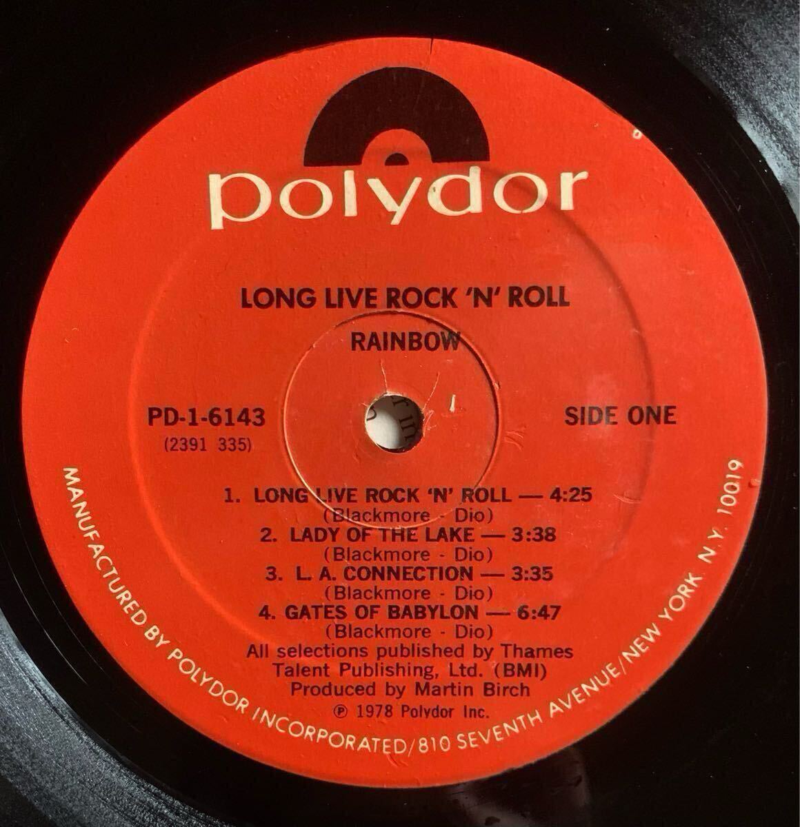 !_US запись Rainbow Rainbow / Long Live Rock 'N' Roll Ritchie Blackmore Ronnie Dio Cozy Powell Deep Purple глубокий * лиловый 