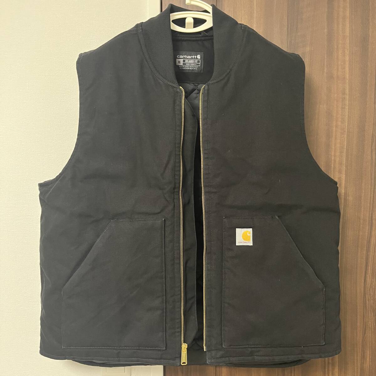 00s CARHARTT カーハート ダックベスト 黒 メキシコ製 XL - トップス 00s CARHARTT カーハート ダックベスト 黒 メキシコ製 XL - トップス