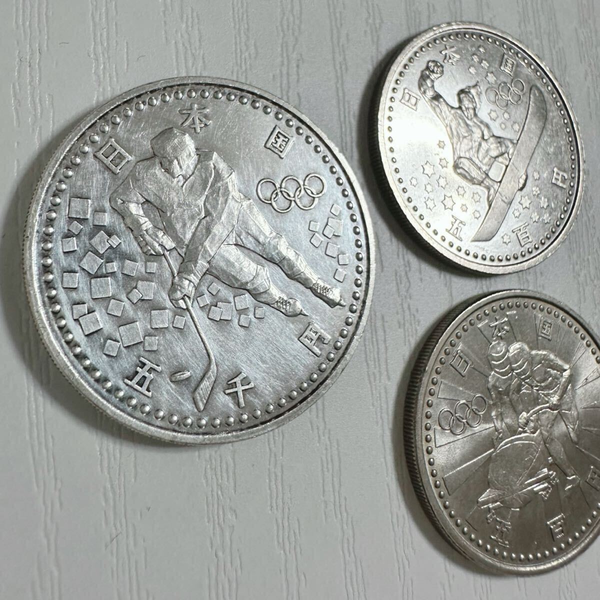 1998年 平成9年 長野オリンピック記念 長野五輪 プルーフ硬貨 3 1998年 平成9年 長野オリンピック記念 長野五輪 プルーフ硬貨 3