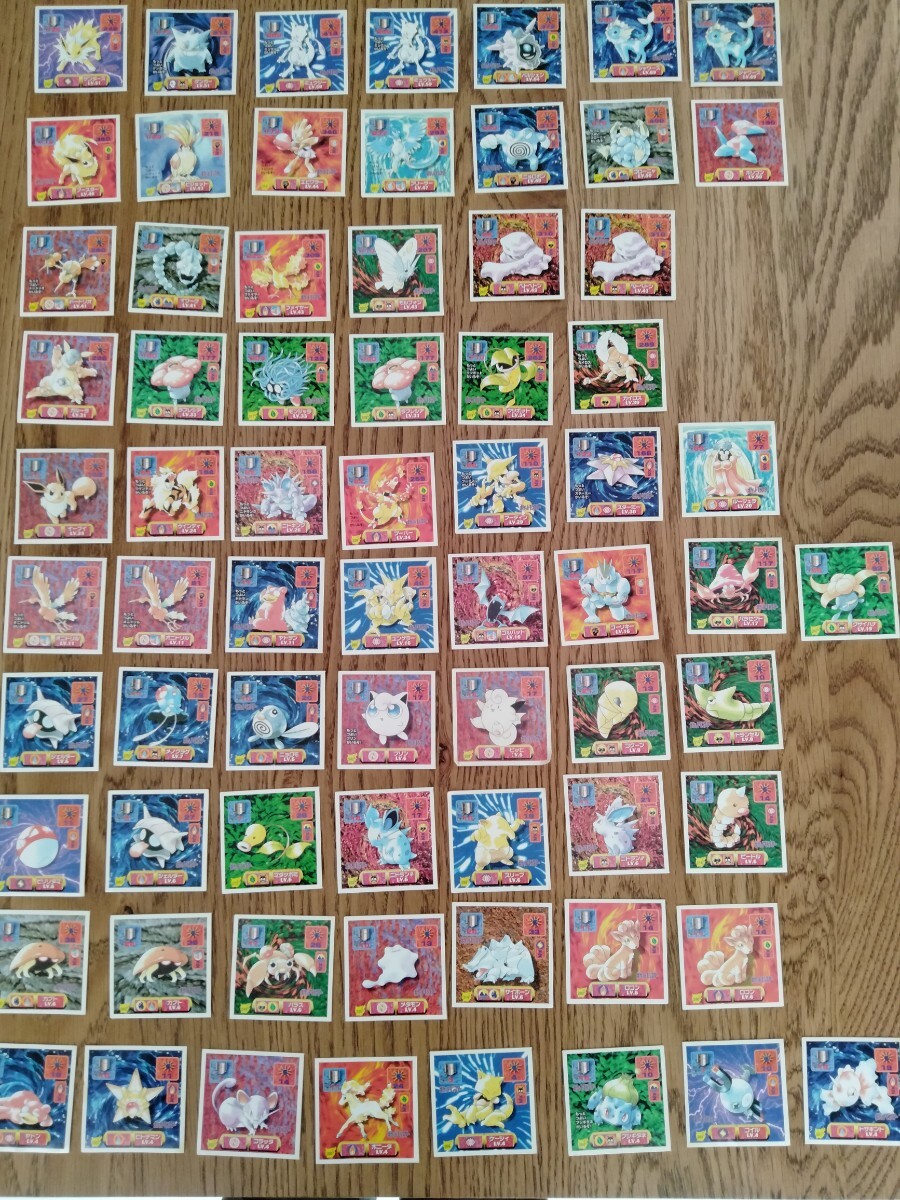 Yahoo!オークション - ポケモンシール アマダ 初期 シール 初代