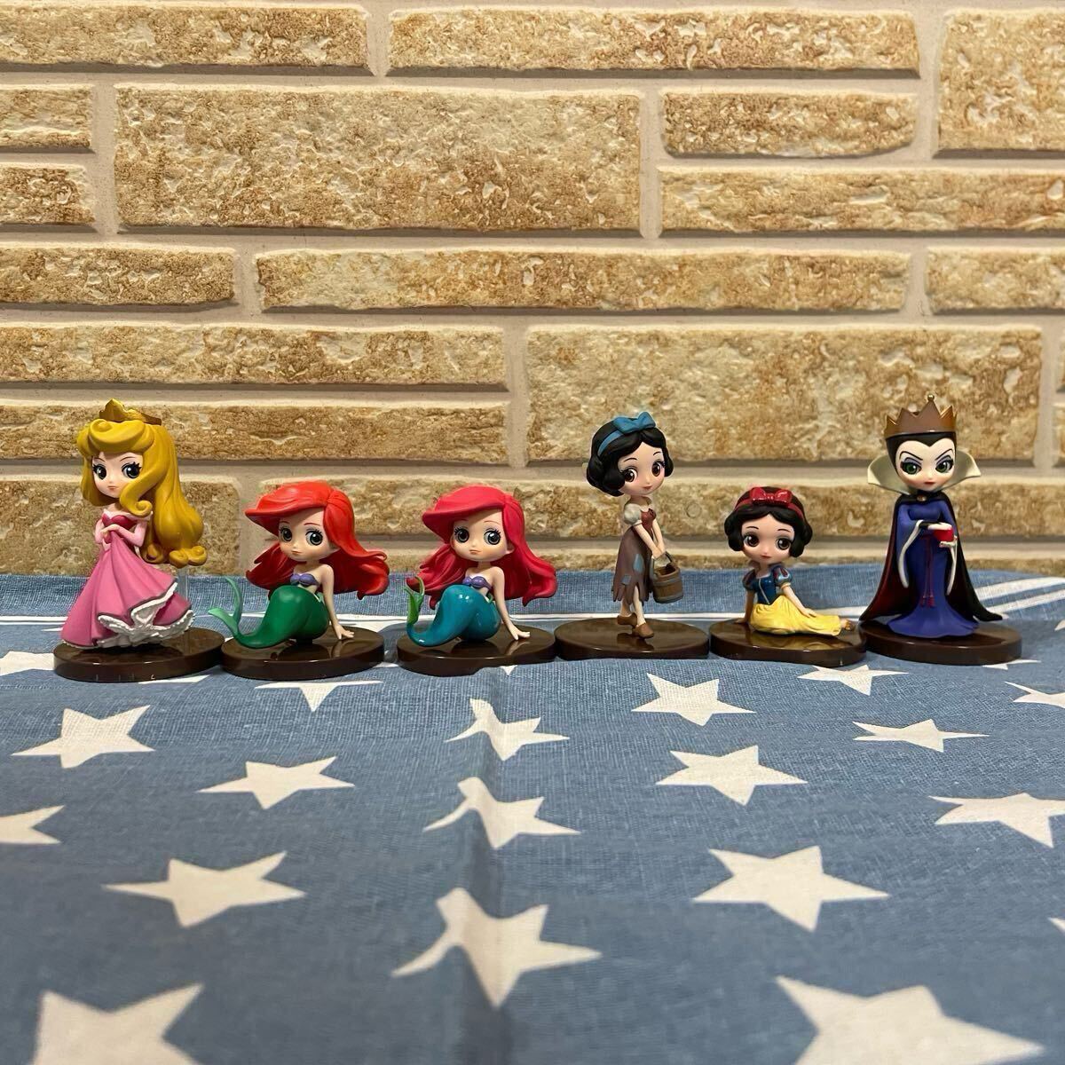 開封品】Qposket petit 6種セット オーロラ姫 アリエル 白雪姫 開封品】Qposket petit 6種セット オーロラ姫 アリエル 白雪姫
