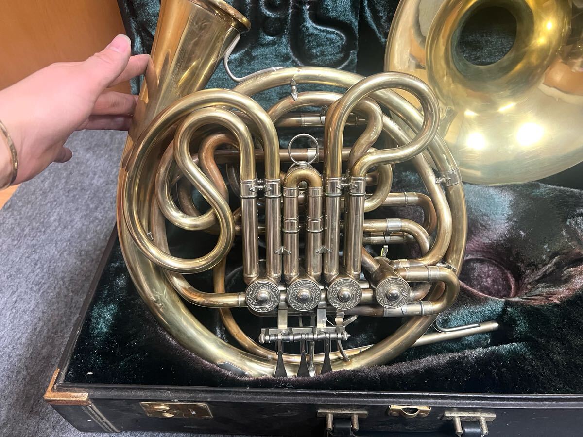 YAMAHA YHR-864D フルダブルホルン ヤマハ ケース付き(フレンチ YAMAHA YHR-864D フルダブルホルン ヤマハ ケース付き(フレンチ